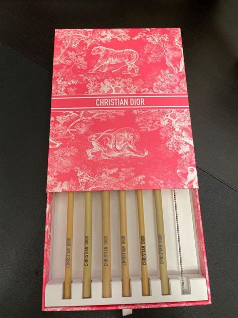 buy dior glass straws|Dior Straws Set, Luxury, Accessories on Carousell.